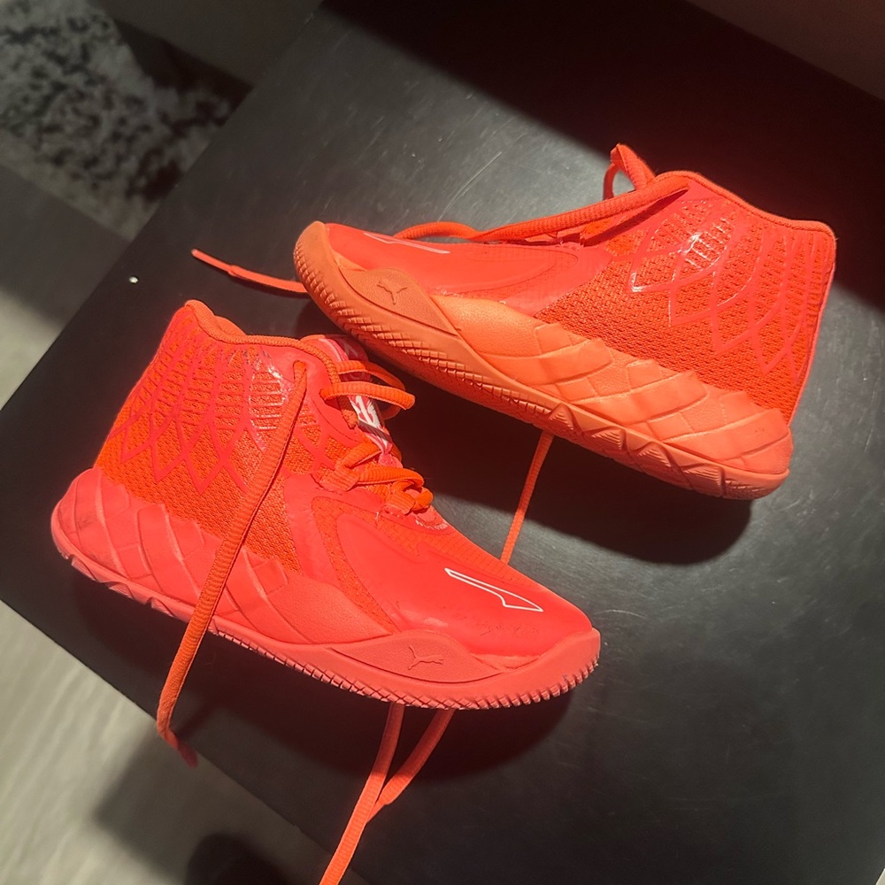 Puma Kids Bright Orange Sneakers